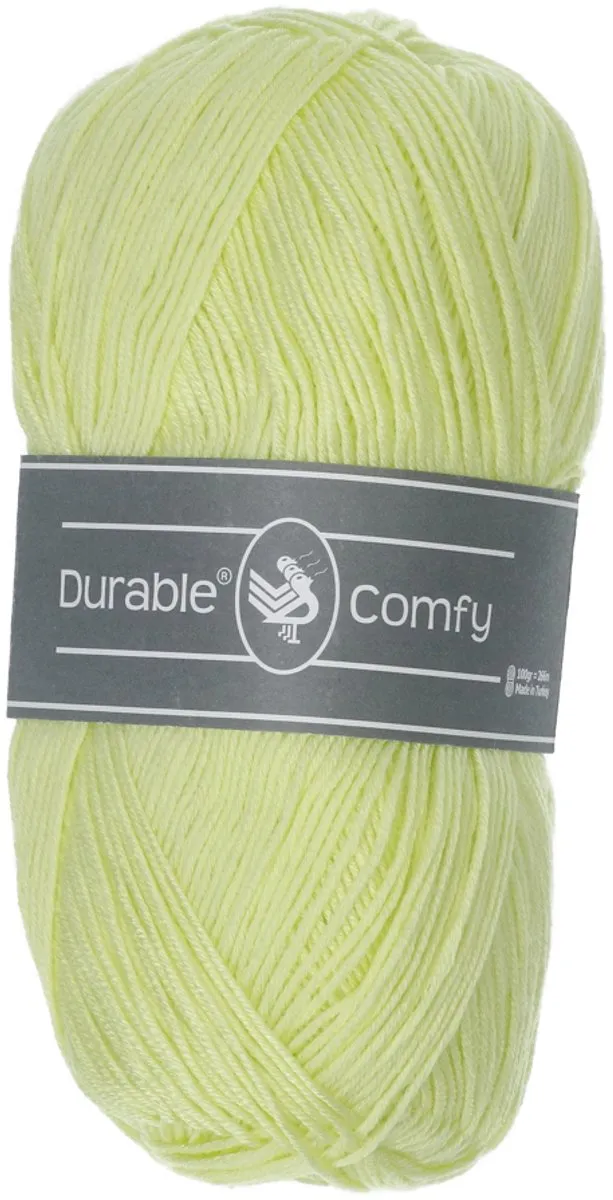 Durable Comfy 308 Pastel Yellow Acrylgaren - 1 Stuk