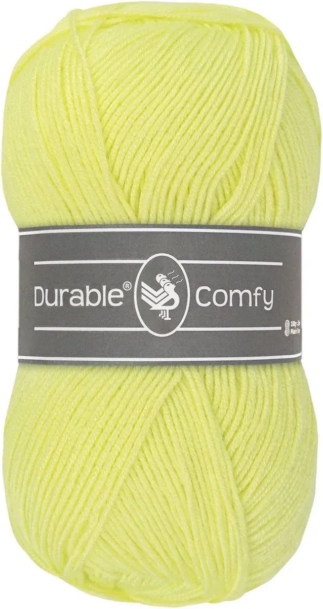 Durable Comfy 308 Pastel Yellow Acrylgaren - 1 Stuk