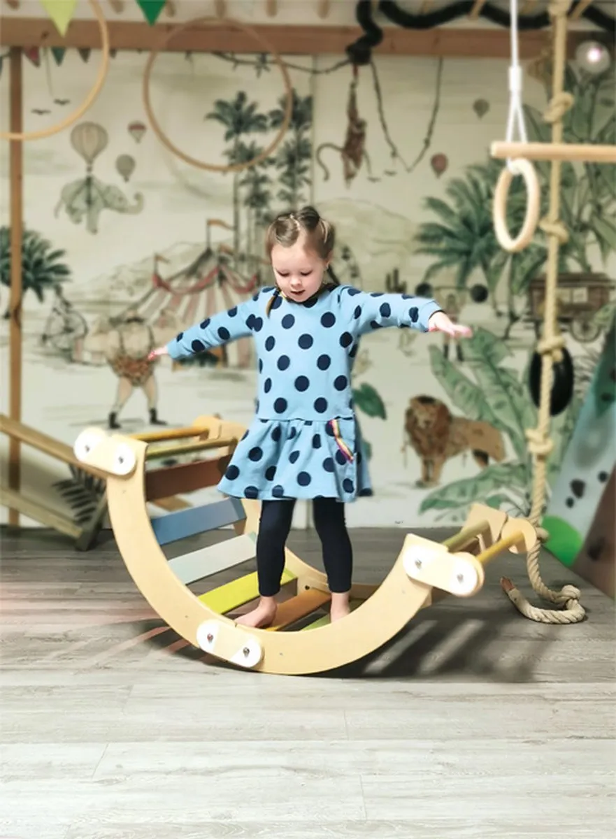 Small Foot Houten Klimrek Boog Avontuur - Print
