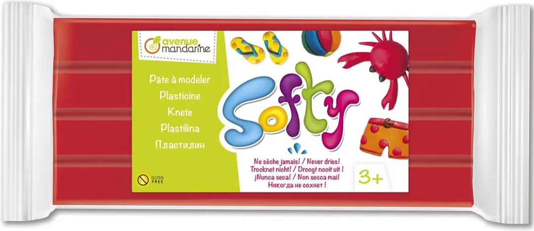 Creativ Company Softy Boetseerklei 500g - Rood