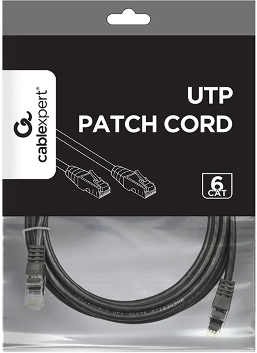 Gembird UTP Cat6 Patchkabel 3m - Zwart