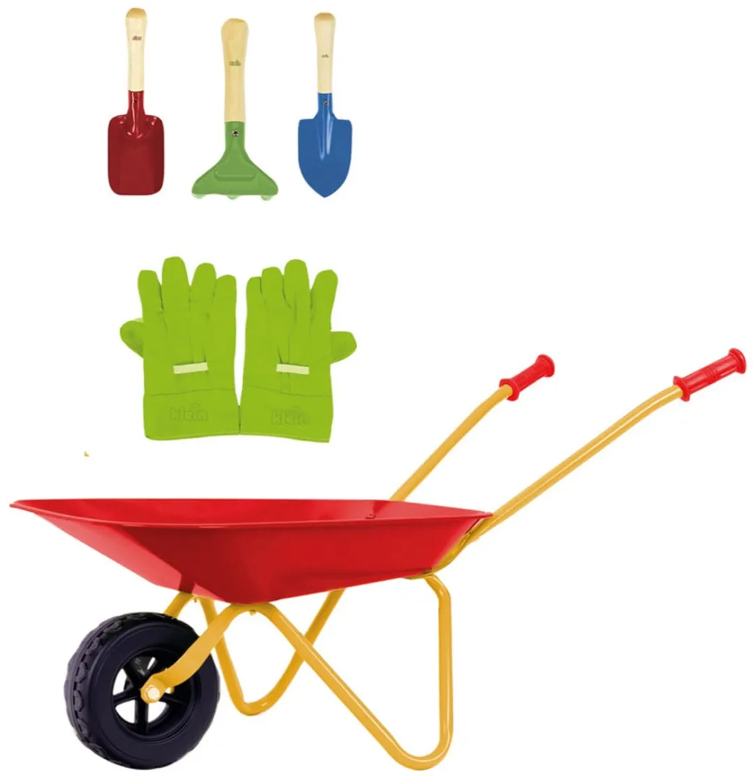 Klein Toys Tuinset Multicolor - Kruiwagen 10kg