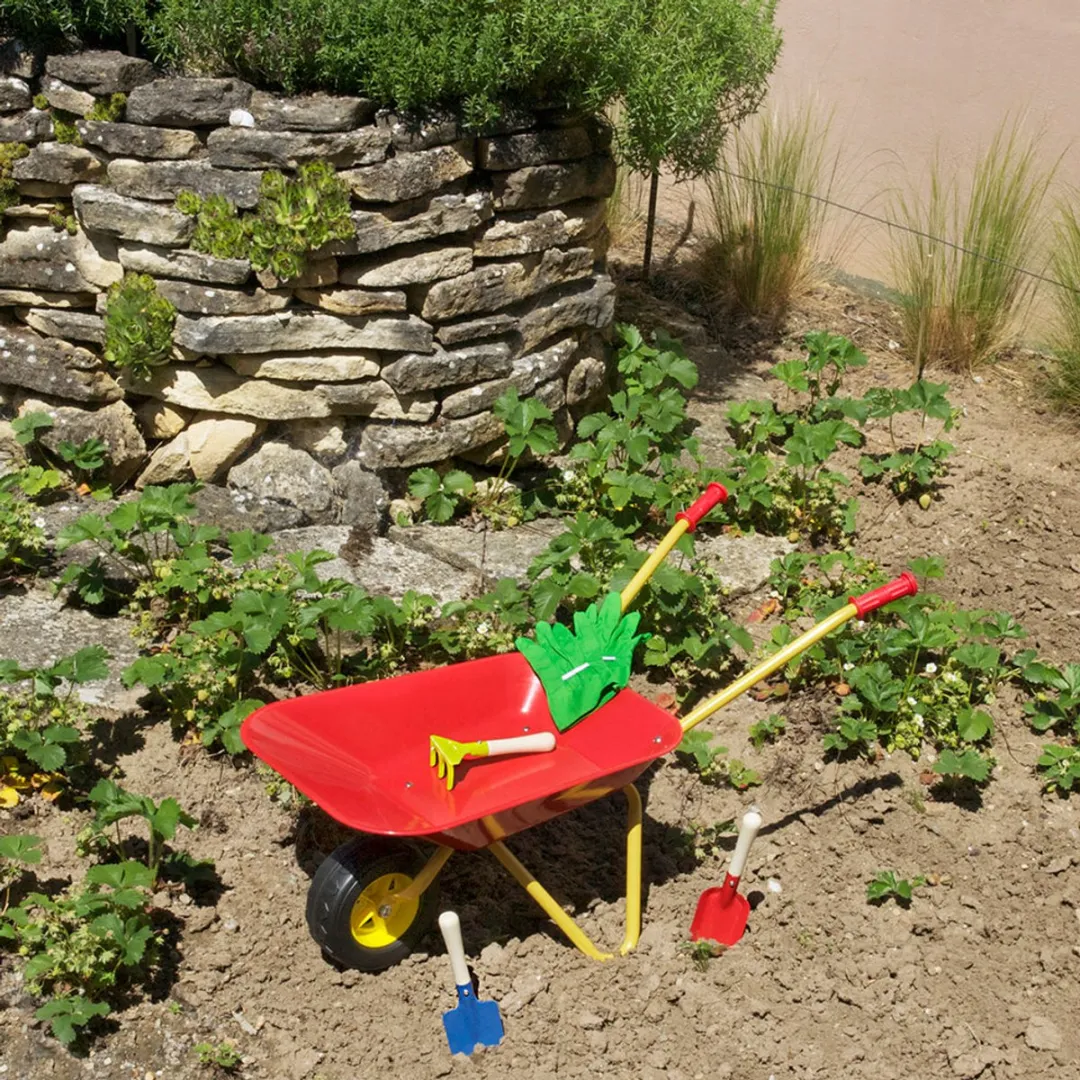 Klein Toys Tuinset Multicolor - Kruiwagen 10kg