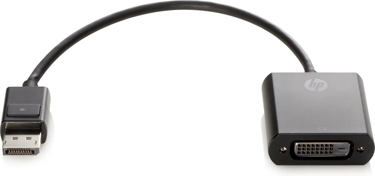 HP DisplayPort naar DVI-D Adapter FH973AT - Zwart