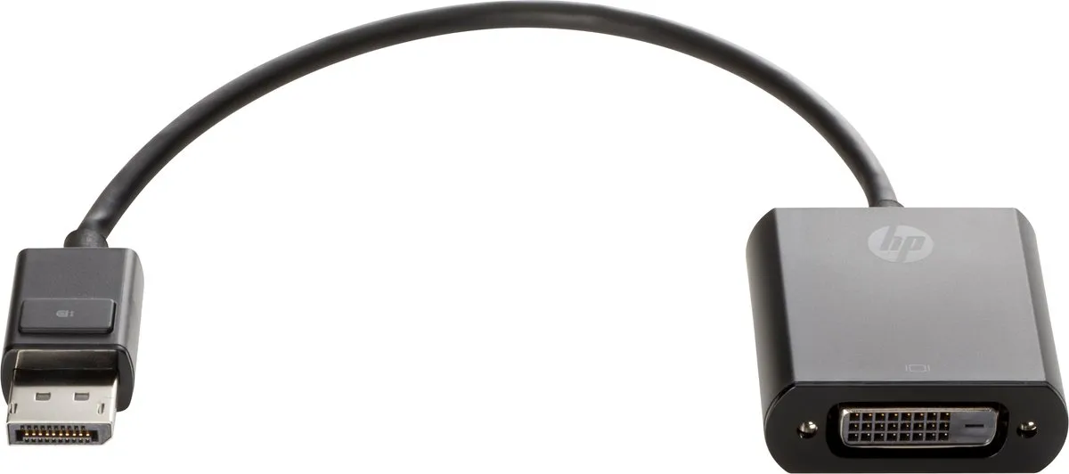 HP DisplayPort naar DVI-D Adapter FH973AT - Zwart
