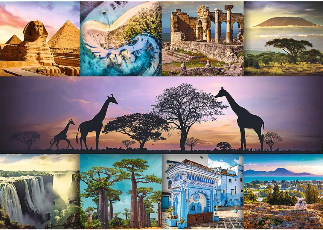 Trefl Afrika Puzzel 1000 Stuks - Multicolor