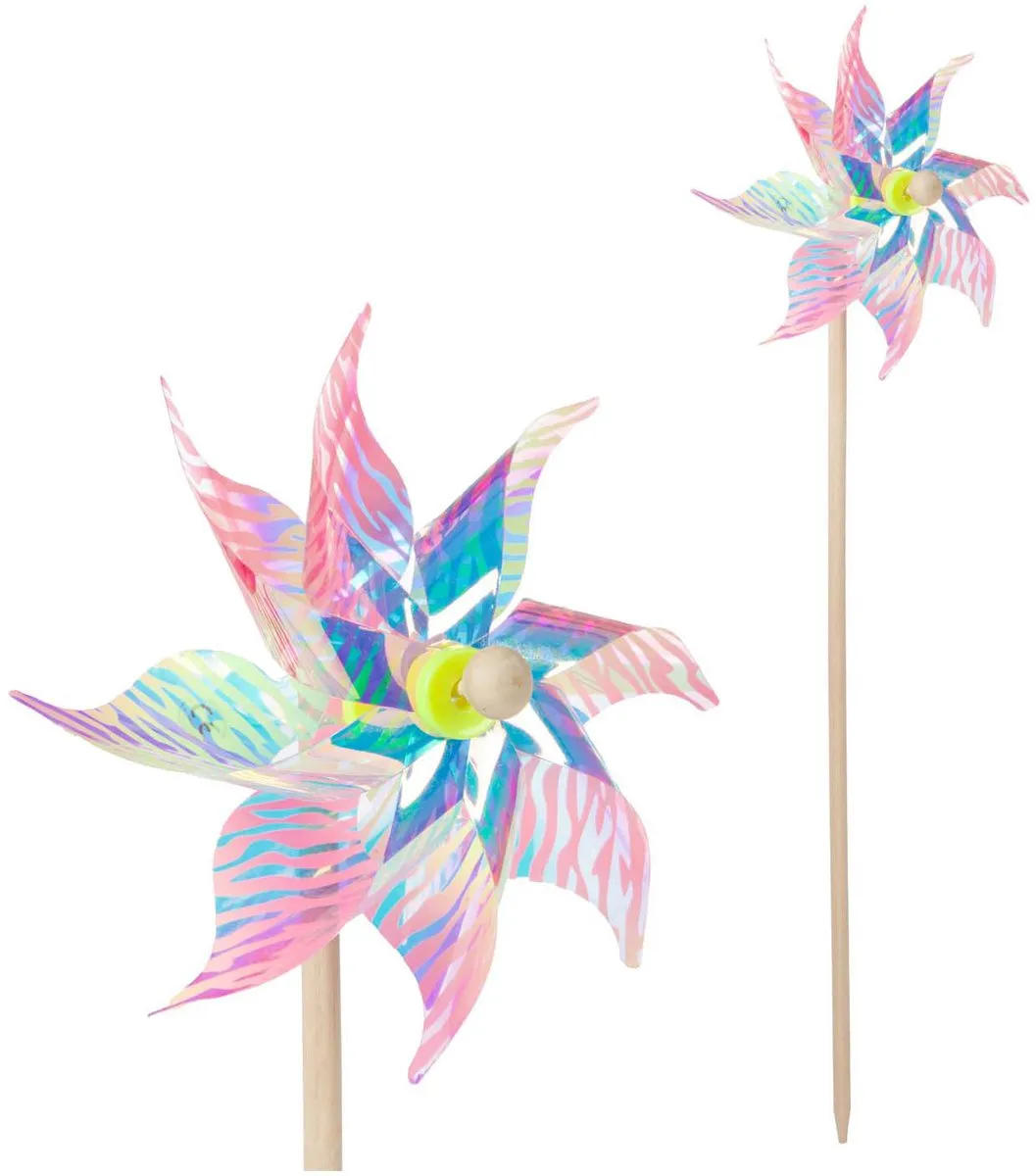 Toi-Toys Windmolen met Houten Stokje - 54cm - Meerkleurig