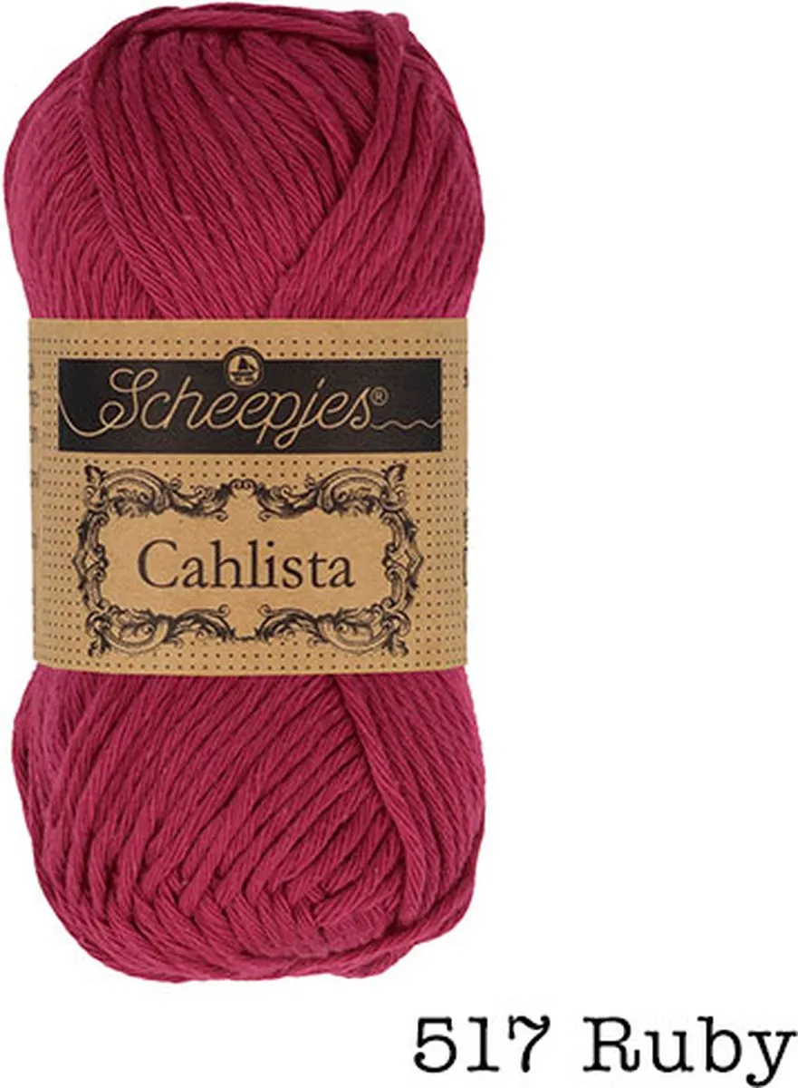 Scheepjes Cahlista Ruby Wol - 1 Stuk