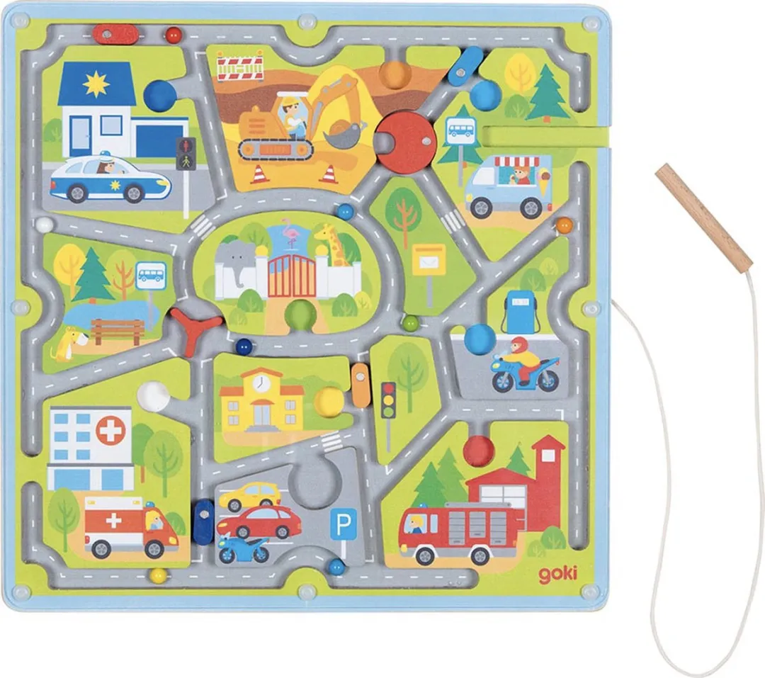 Goki Little Town Maze Board 58379