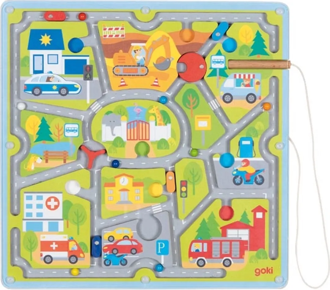 Goki Little Town Maze Board 58379