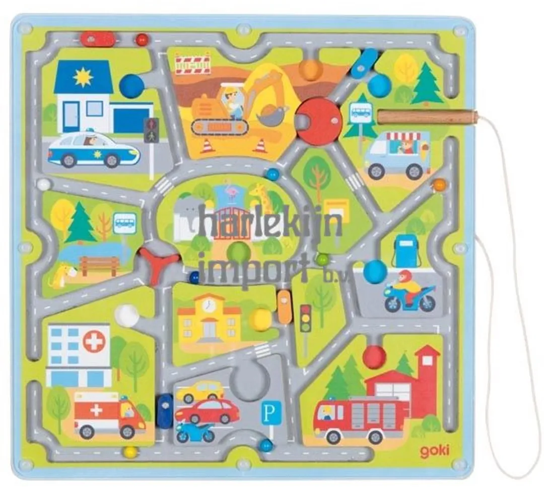 Goki Little Town Maze Board 58379