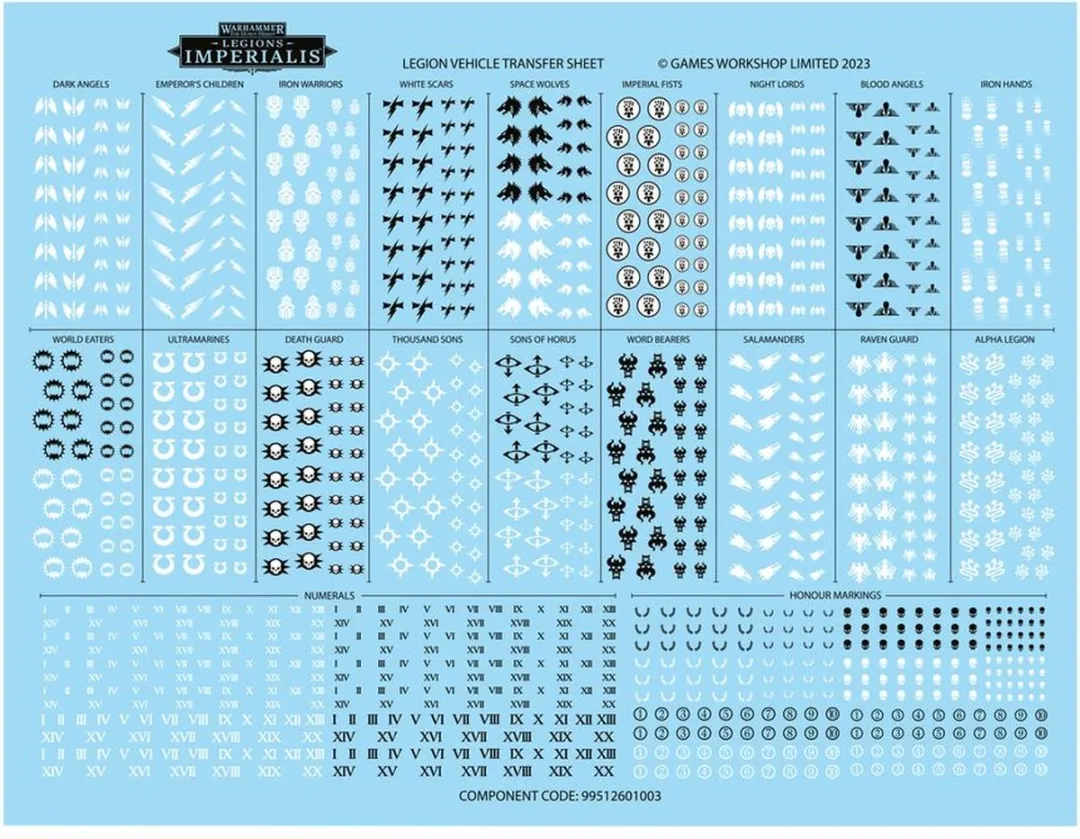 Games Workshop Legions Imperialis Spartan Assault Tanks 120 Onderdelen