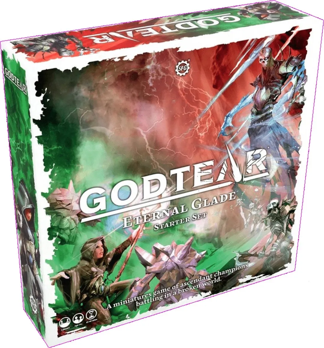 Godtear: Eternal Glade Starter Set - war- en boardgaming - out of the box game! - Bouw je eigen warband en win! - Makkelijk te leren!