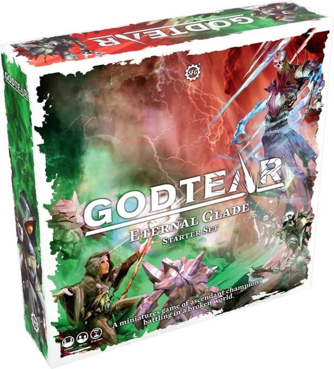Godtear: Eternal Glade Starter Set - war- en boardgaming - out of the box game! - Bouw je eigen warband en win! - Makkelijk te leren!
