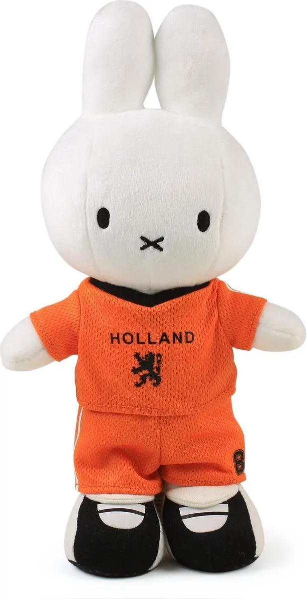 Nijntje Holland Football player - 24 cm - 9,5"    Back-Nr 8!