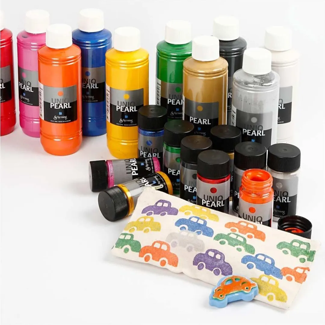 Creativ Company Textile Color Pearl Set - 10 Kleuren - 50ml