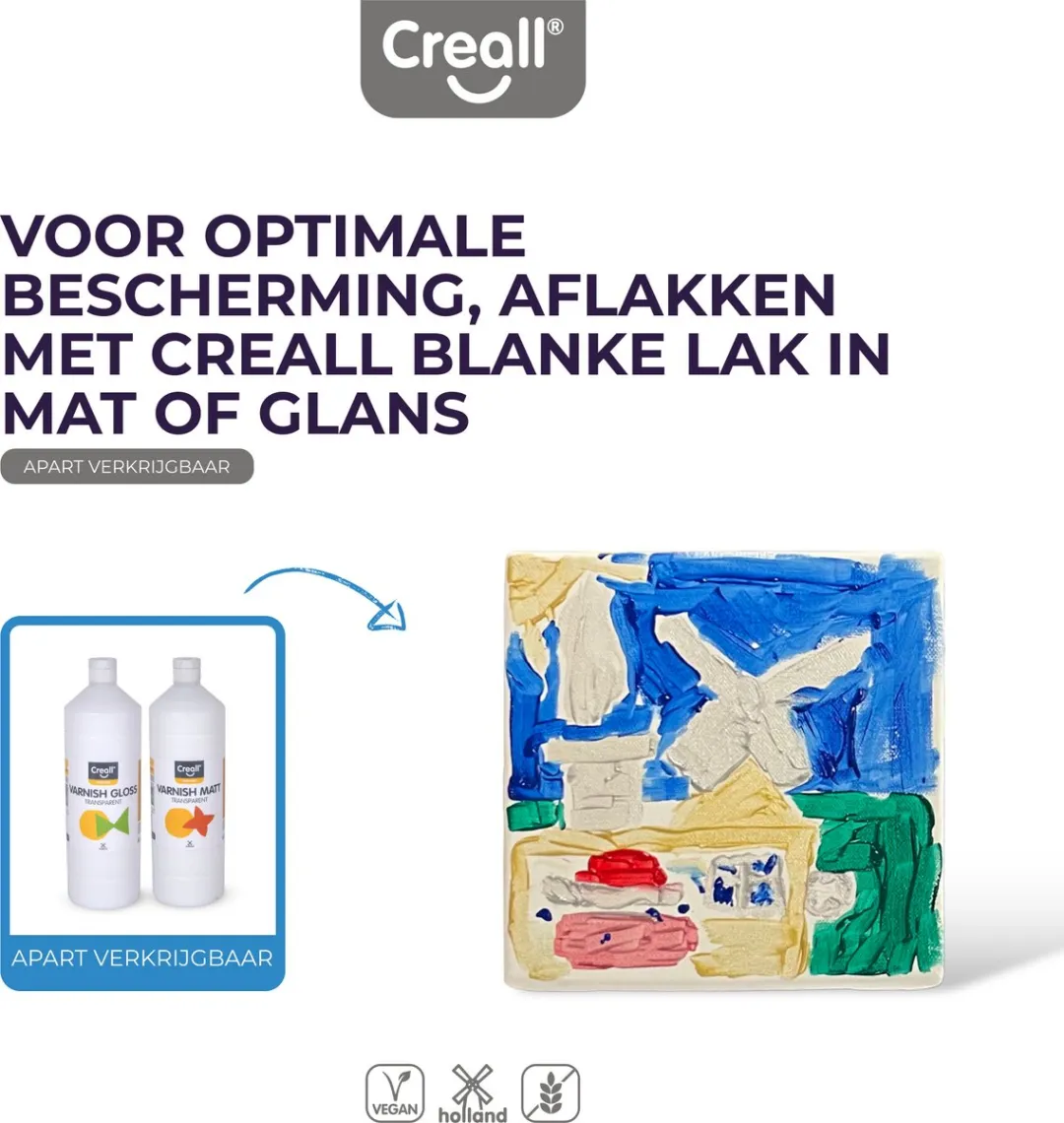 Creall Plakkaatverf Set 8x500ml - Mix