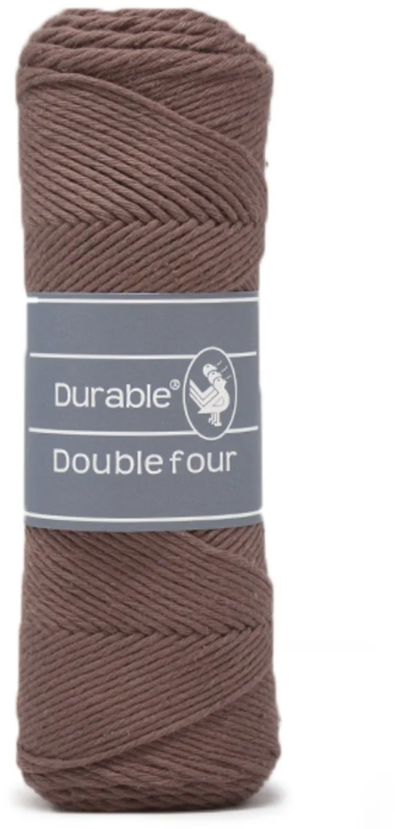 Durable Double Four 2229 Katoengaren - Chocolate - afbeelding 6 van 6