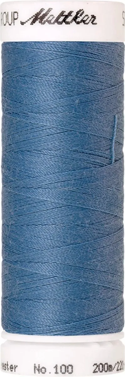 Amann Mettler Seralon 200mt Garen - Surfblauw
