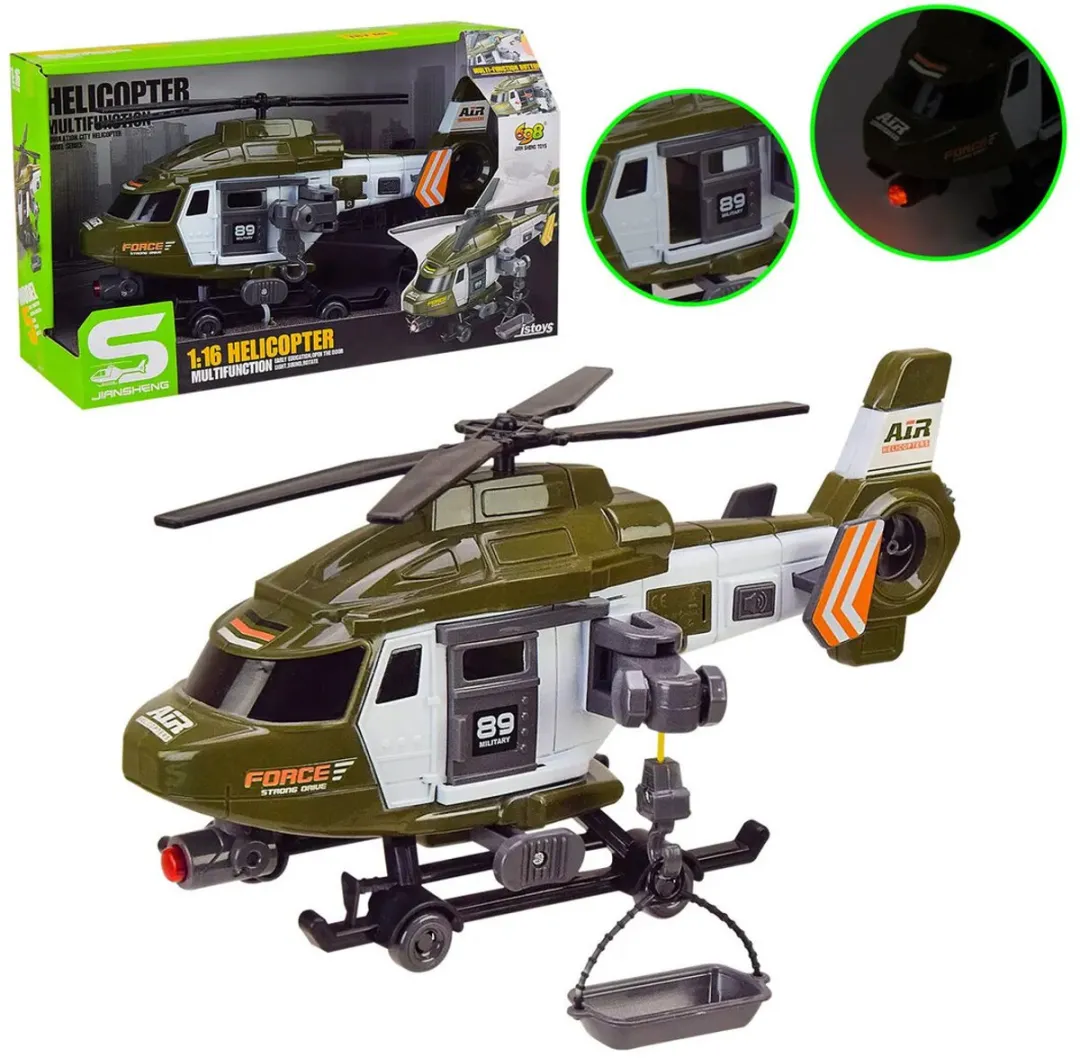 698 JIAN SHENG Army Force Chopper Helikopter 1:16