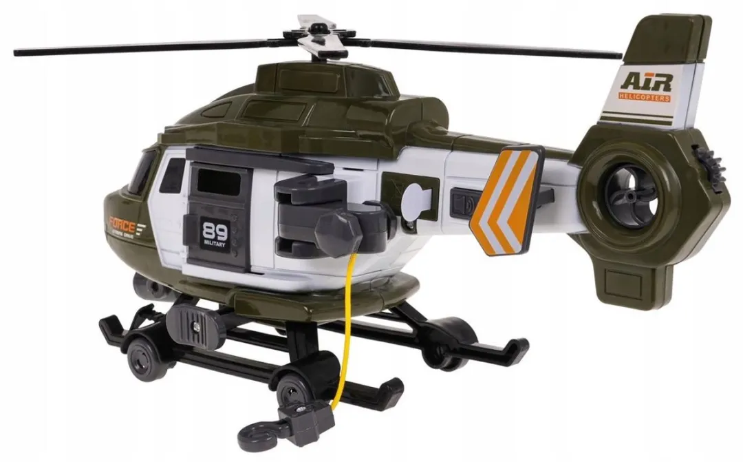 698 JIAN SHENG Army Force Chopper Helikopter 1:16 - Groen