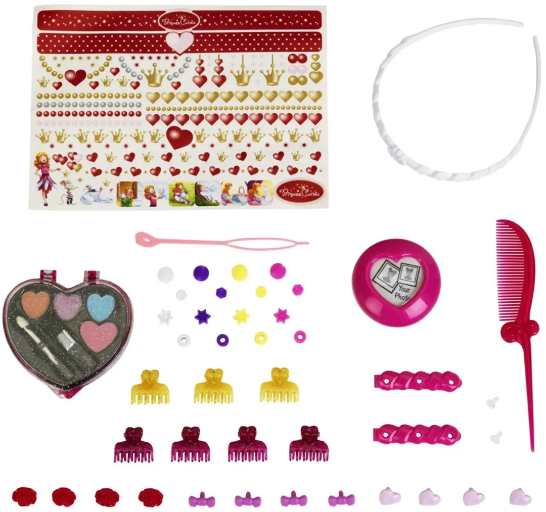 Klein Toys Make-up Kappershoofd Princesse Coralie 5226 - 44 Stuks