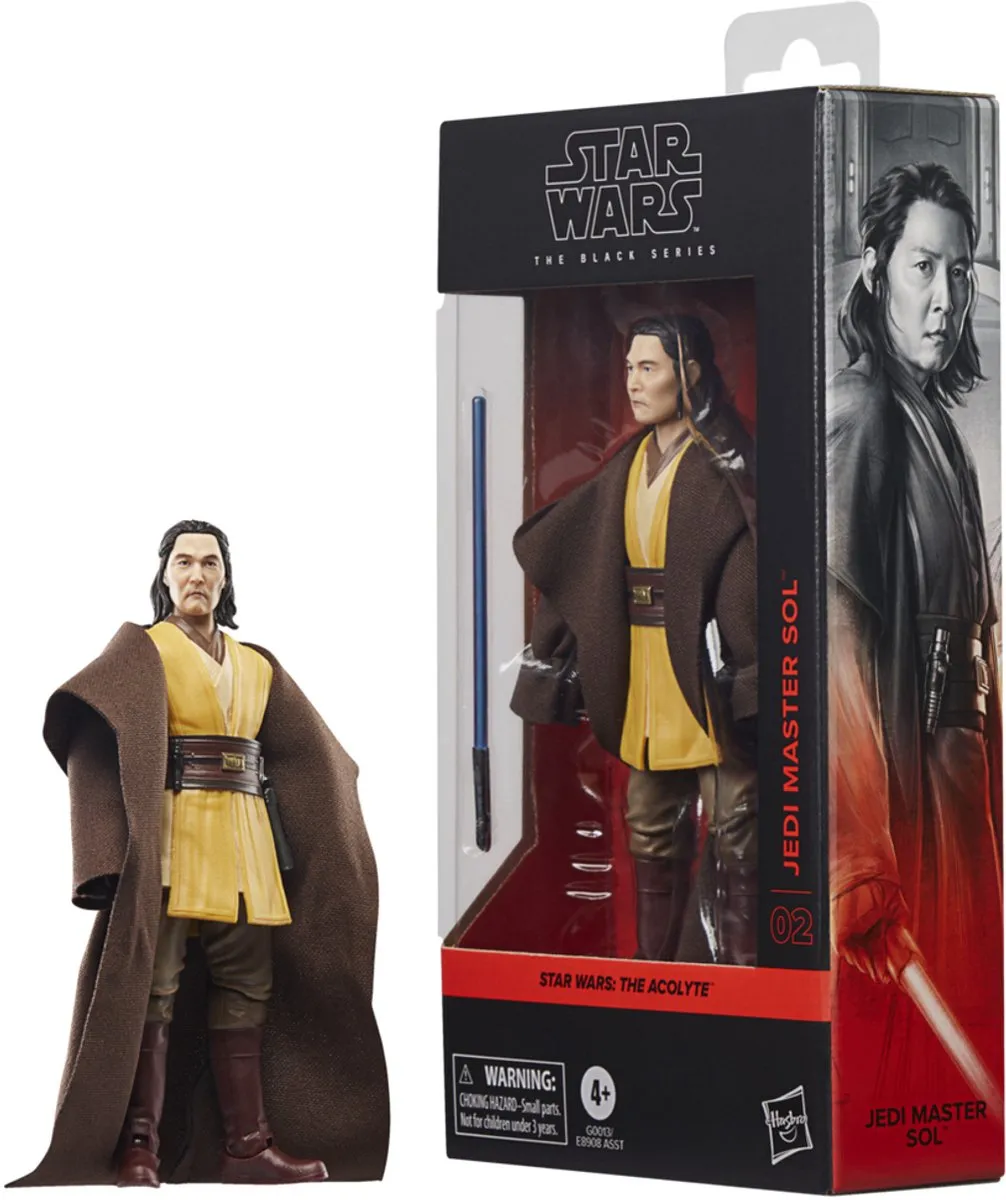 Hasbro Star Wars: The Acolyte Black Series Action Figure Jedi Master Sol 15 cm Action Figuur