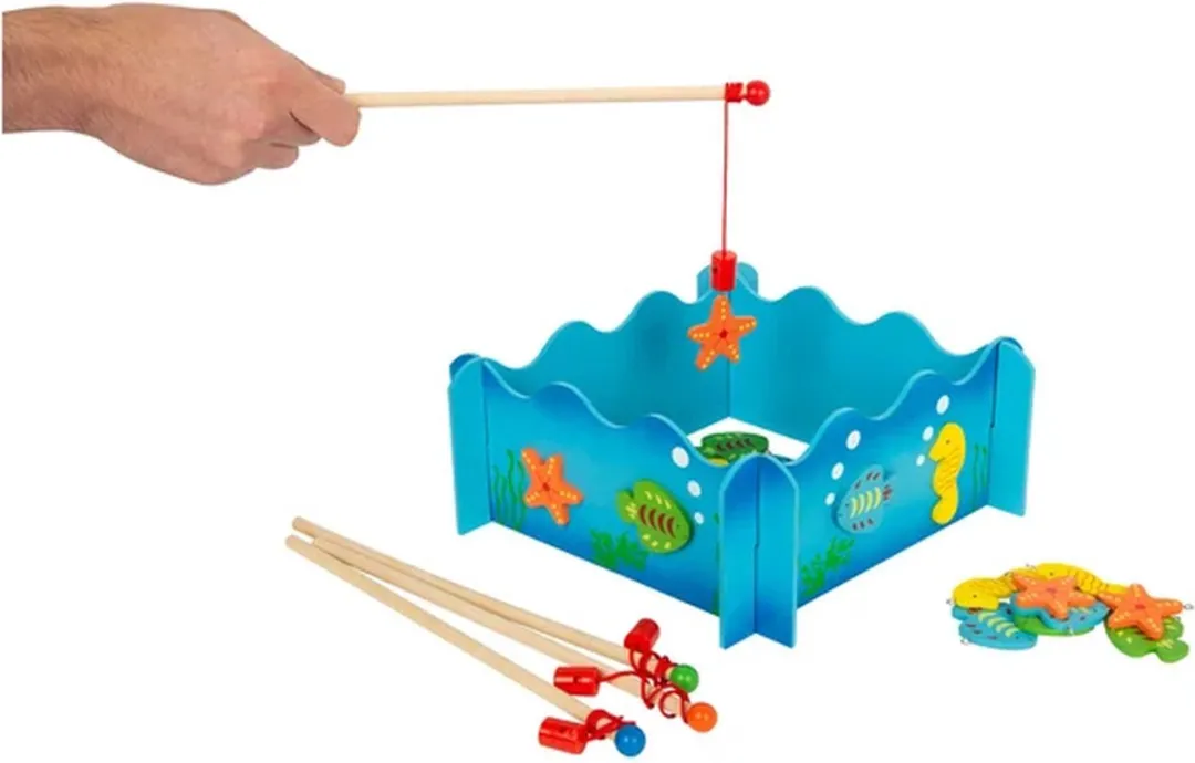 Small Foot Houten Vishengelspel Oceaan 8196