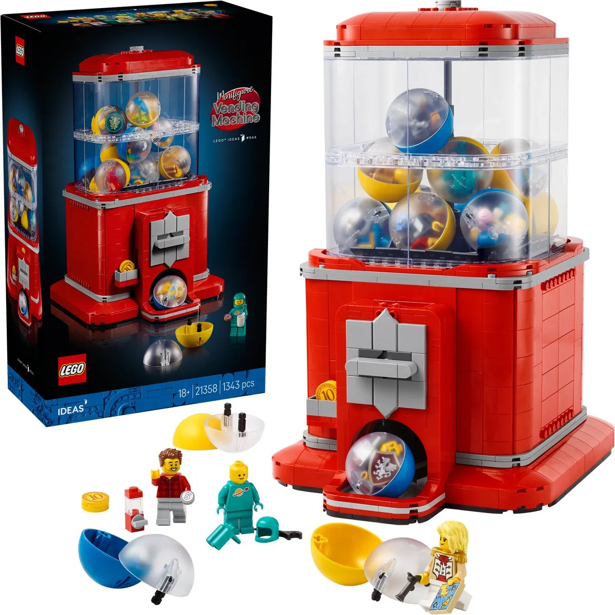 LEGO Ideas Minifigurenautomaat 21358 - 16 Minifiguren
