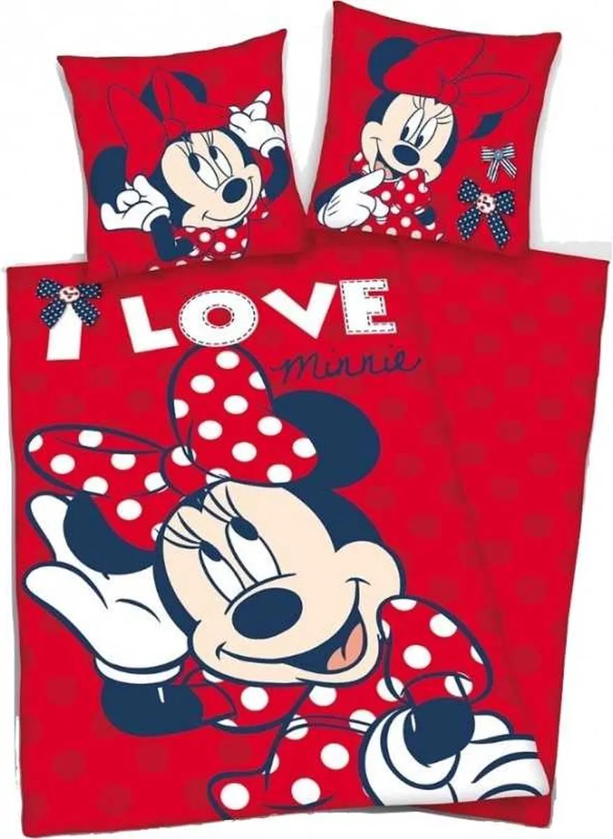 Disney Minnie Mouse Dekbedovertrek 140x200cm