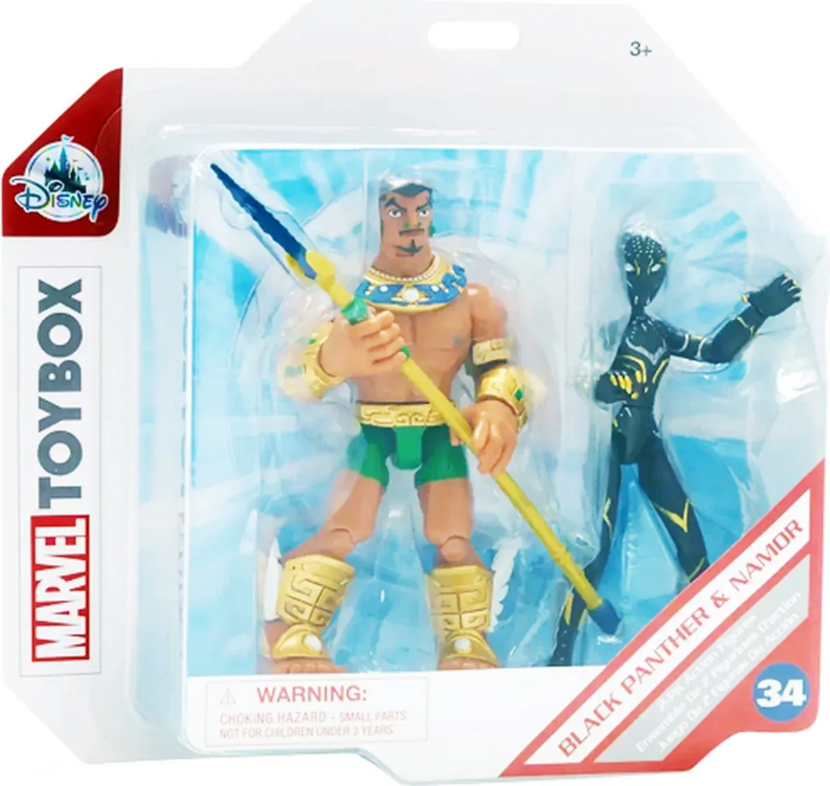 Disney Black Panther & Namor Marvel Actiefiguren - 2 Stuks