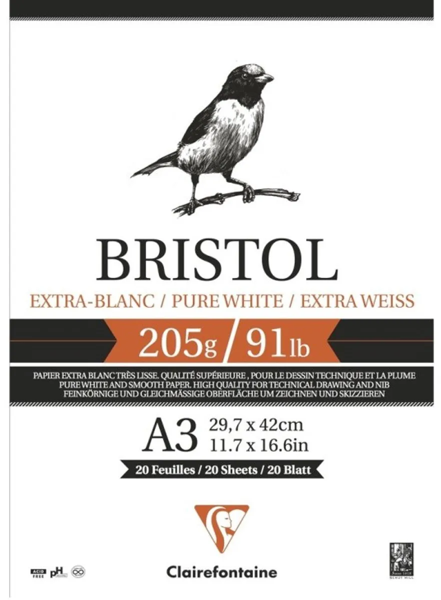 Clairefontaine Bristolpapier A3 205g