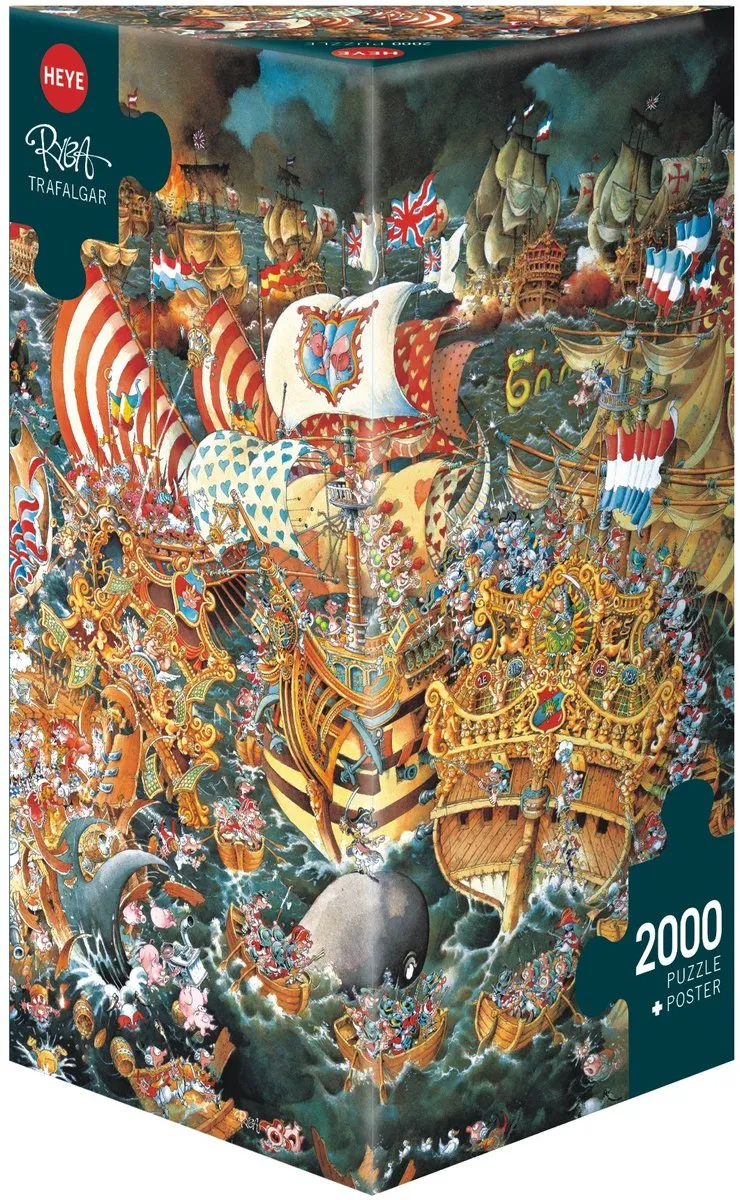 Heye Legpuzzel Triangular Trafalgar 2000 Stuks - Multicolor