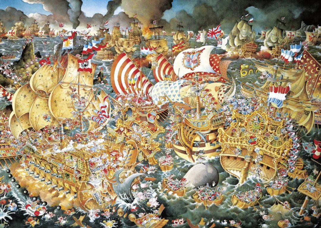 Heye Legpuzzel Triangular Trafalgar 2000 Stuks