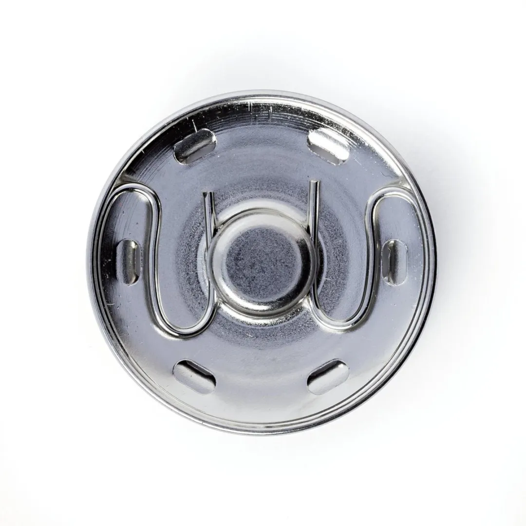 Prym Aannaaidrukknopen 30mm - Zilverkleurig - 2 Stuks
