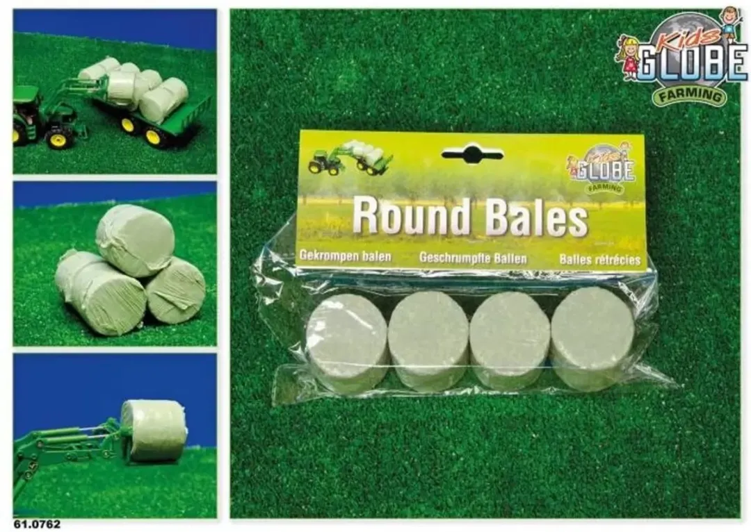 Kids Globe Ronde Kuilvoerbalen 610762 - 4 Stuks - Groen