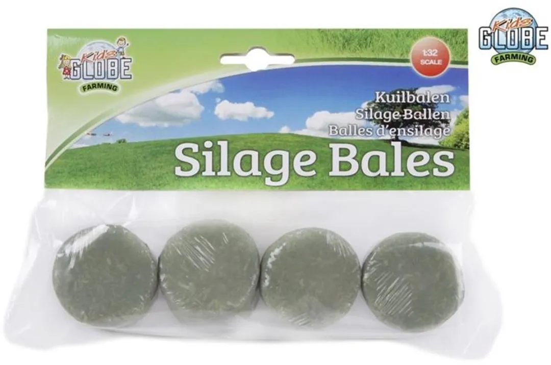 Kids Globe Ronde Kuilvoerbalen 610762 - 4 Stuks - Groen
