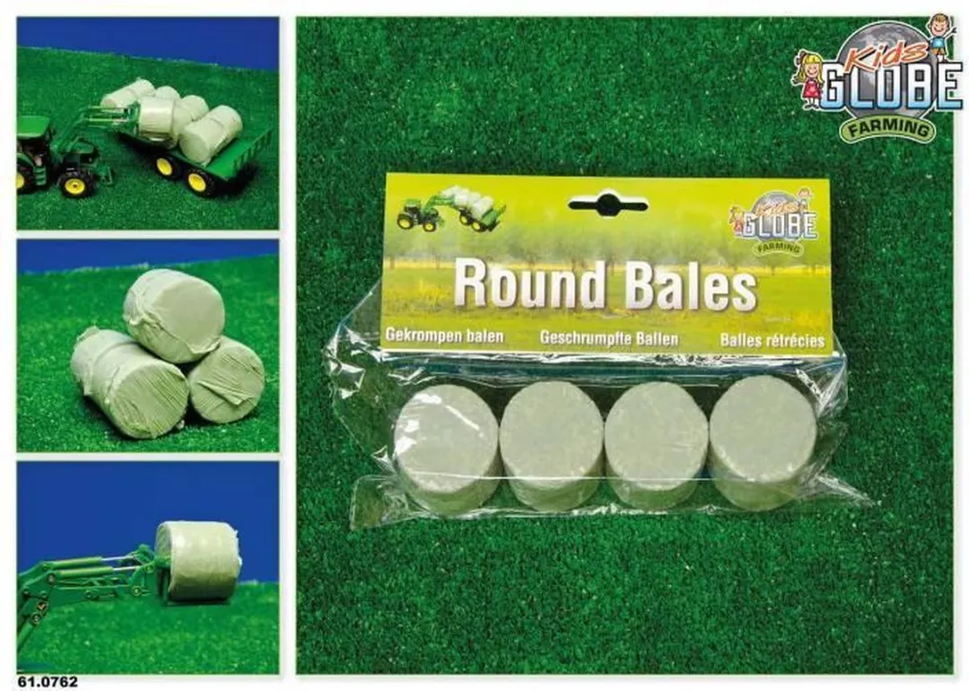 Kids Globe Ronde Kuilvoerbalen 610762 - 4 Stuks - Groen