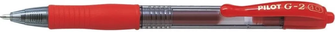 Pilot G-2 Broad Tip Rode Rollerballpen - afbeelding 6 van 6