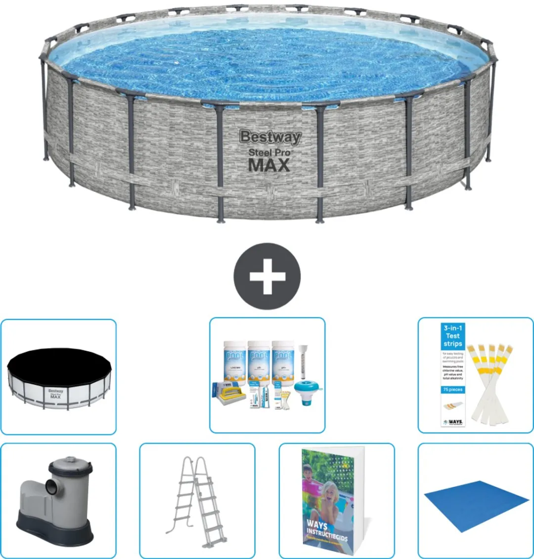 Bestway Steel Pro MAX Zwembad 549cm