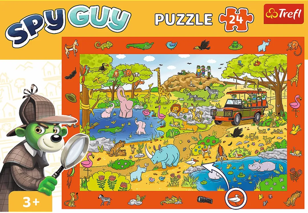 Trefl Safari 1000-delige Puzzel - Observation Spel - Multicolor