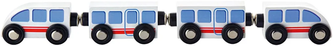 Viga Toys Hogesnelheidstrein Accessoireset 4-delig - Multi Color