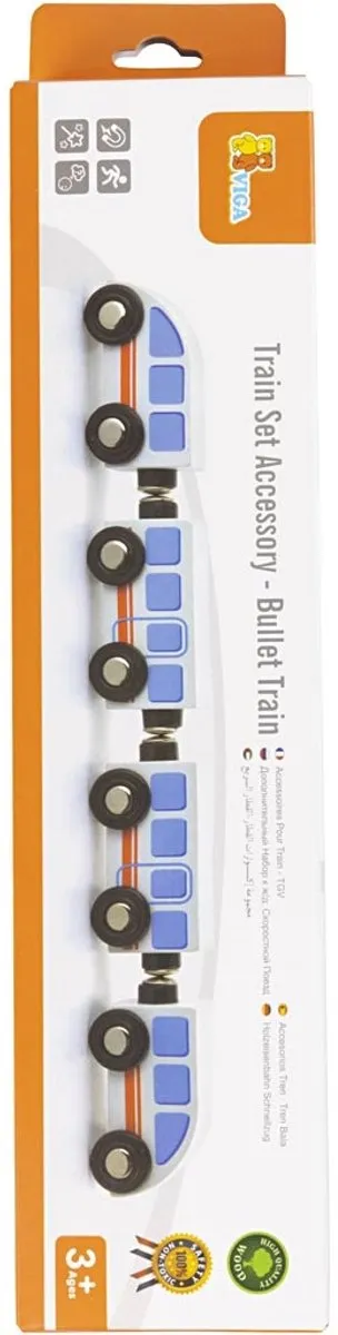 Viga Toys Hogesnelheidstrein Accessoireset 4-delig - Multi Color