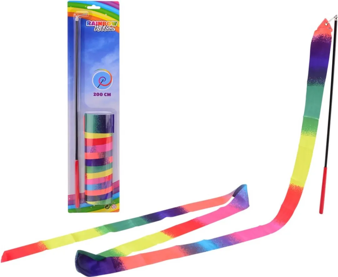 Johntoy Rainbow Ribbon 2m - 1 Stuk - afbeelding 6 van 6