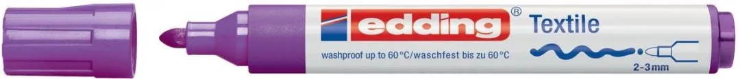edding 4500-68 Textielmarker - Fluoriserend Violet
