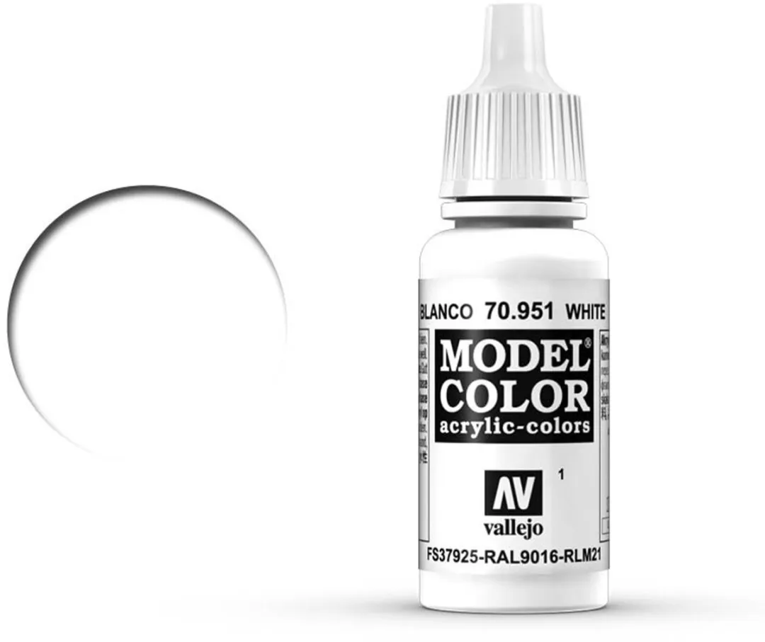 Vallejo Model Color Acrylverf Wit 17ml