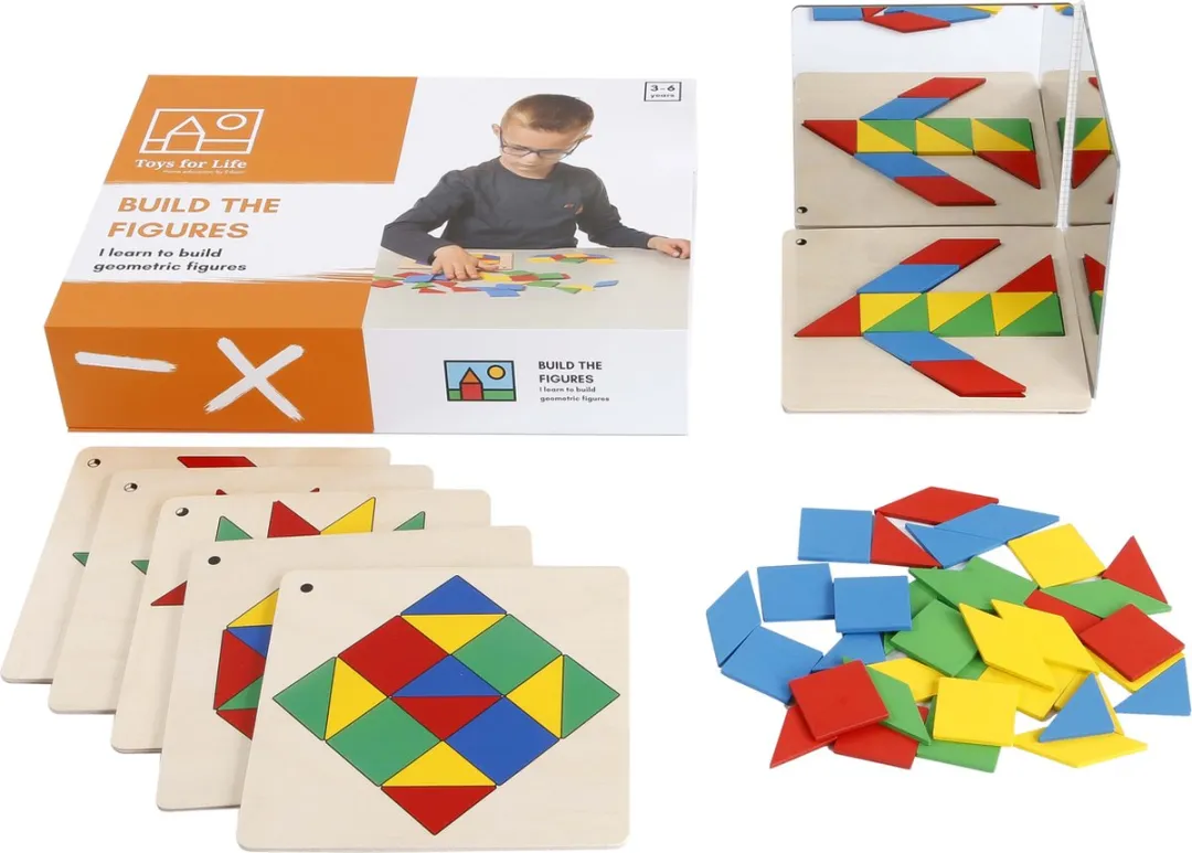 Toys for Life Bouw de Figuren Sensorisch Speelgoed 48 Stuks