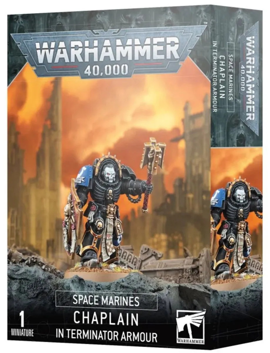 Games Workshop Warhammer Space Marines Chaplain Terminator - 25 Onderdelen