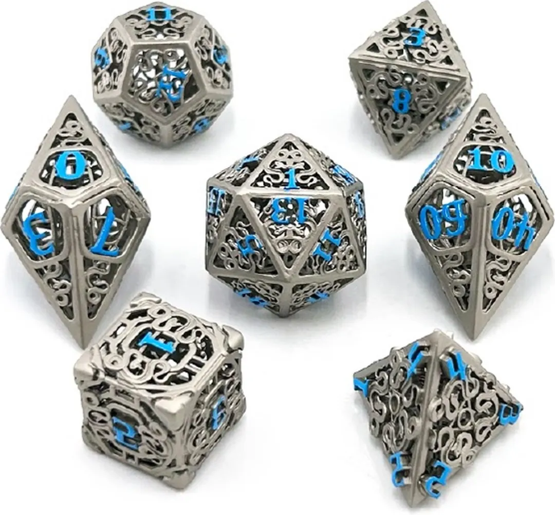 Lapi Toys DnD Polydice Metalen Dobbelstenen