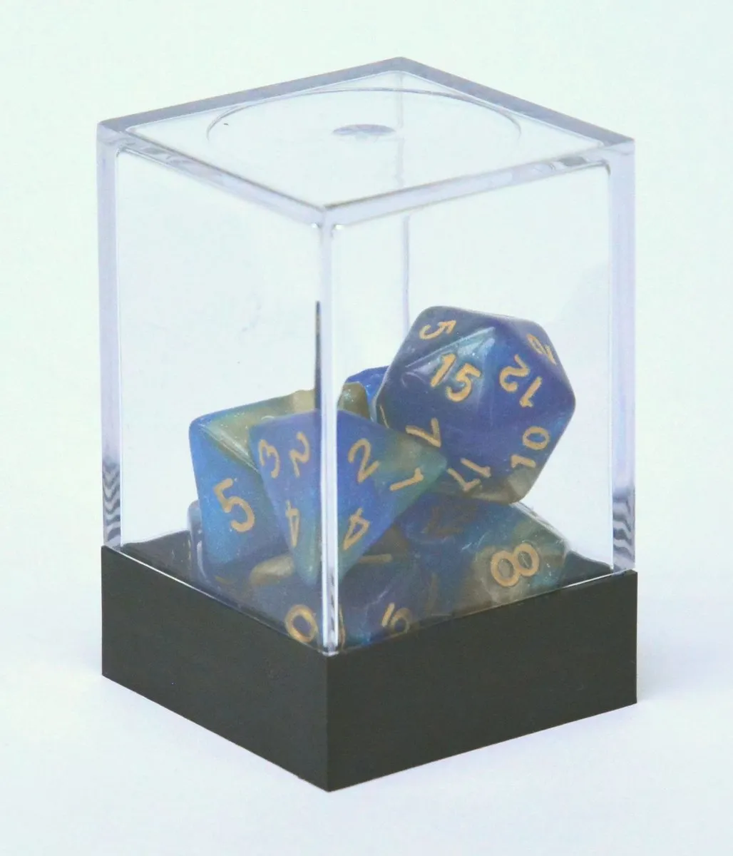 HOT Games Stardust Dobbelstenen Set 7 Stuks - Multicolor